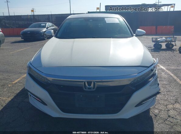 1HGCV3F90KA019071 2019 HONDA ACCORD White Вид щитка приладів