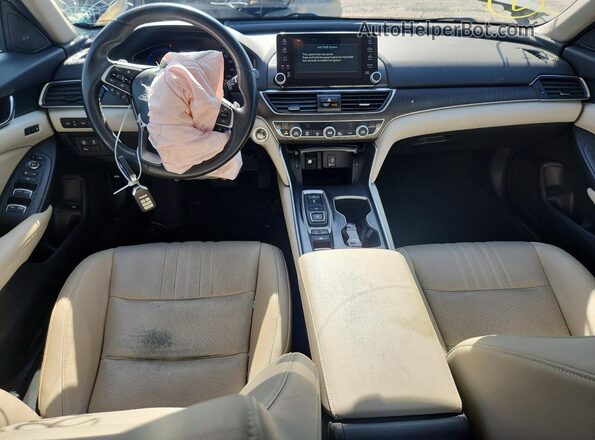 1HGCV3F90LA007097 2020 HONDA ACCORD Tan Widok deski rozdzielczej