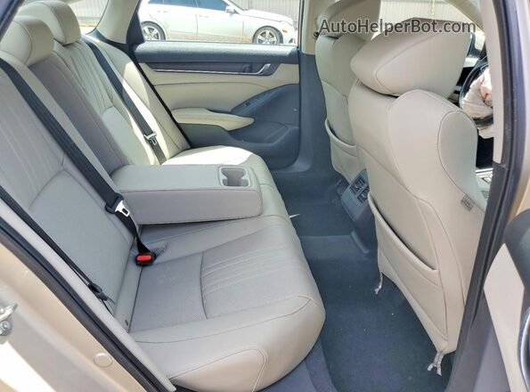 1HGCV3F90LA007097 2020 HONDA ACCORD Tan Widok tylnych siedzeń