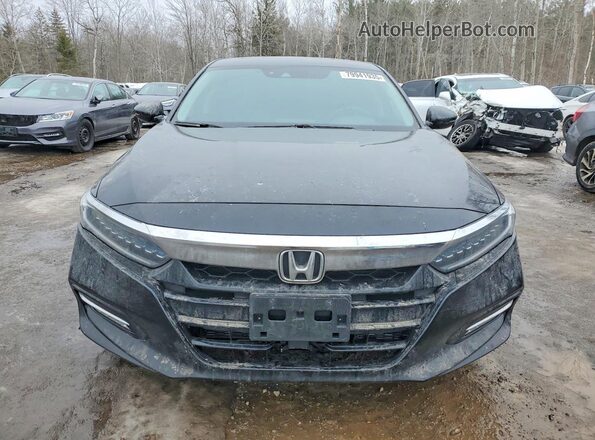 1HGCV3F90LA800058 2020 HONDA ACCORD Black Front view