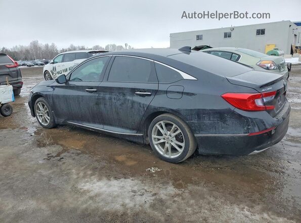 1HGCV3F90LA800058 2020 HONDA ACCORD Black Rear left