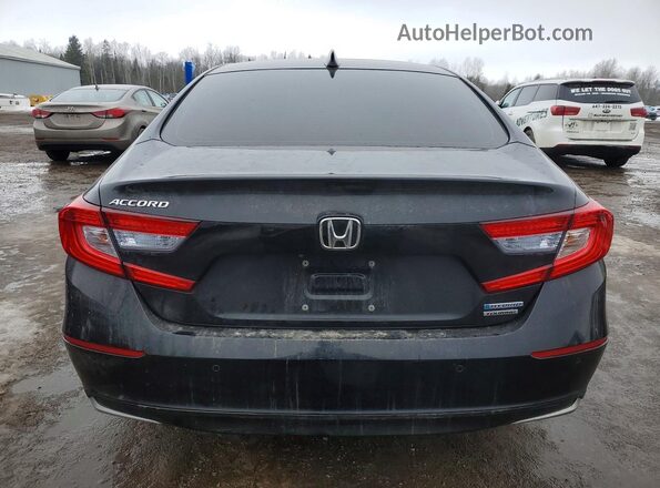 1HGCV3F90LA800058 2020 HONDA ACCORD Black Rear view