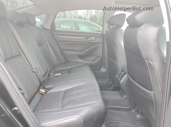 1HGCV3F90LA800058 2020 HONDA ACCORD Black Rear seats view