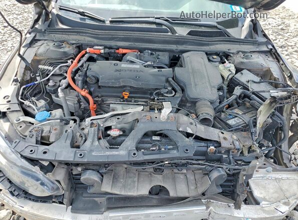 1HGCV3F92JA008412 2018 HONDA ACCORD Gray Սալոնի հետևի տեսք