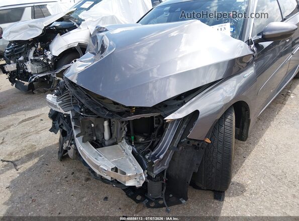 1HGCV3F92NA016760 2022 HONDA ACCORD Gray Widok z przodu