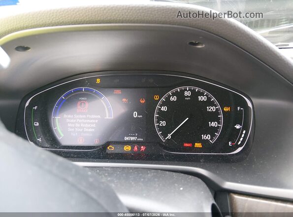 1HGCV3F92NA016760 2022 HONDA ACCORD Gray Widok tylnych siedzeń
