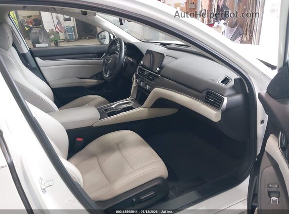 1HGCV3F92NA031307 2022 HONDA ACCORD White Widok wnętrza z przodu