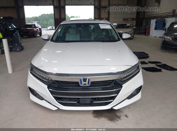 1HGCV3F92NA031307 2022 HONDA ACCORD White Widok zestawu wskaźników