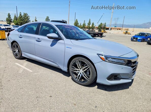 1HGCV3F93NA016413 2022 HONDA ACCORD Gray Առջևի աջ