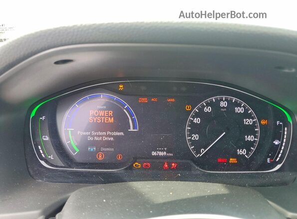 1HGCV3F94JA006242 2018 HONDA ACCORD Blue Vista del cuadro de instrumentos