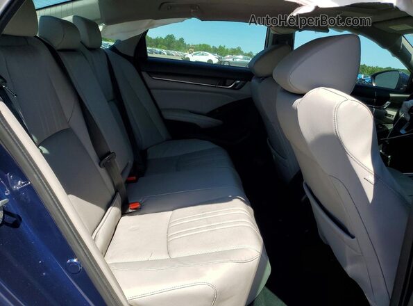 1HGCV3F94JA006242 2018 HONDA ACCORD Blue Vista de los asientos traseros