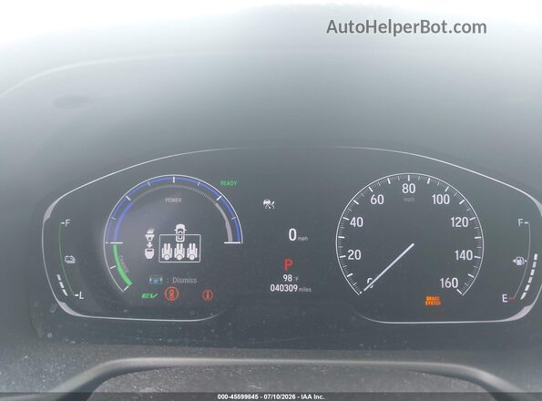 1HGCV3F94NA005212 2022 HONDA ACCORD White უკანა სავარძლების ხედი