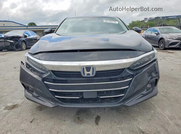 1HGCV3F95MA010823 2021 HONDA ACCORD Black წინა ხედი
