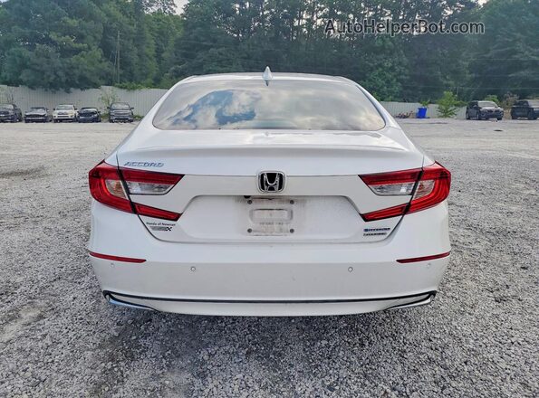 1HGCV3F97NA000232 2022 HONDA ACCORD White Rear view