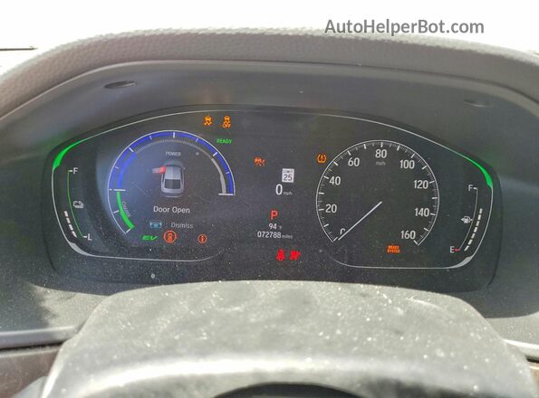 1HGCV3F97NA006810 2022 HONDA ACCORD Серый Вид щитка приборов