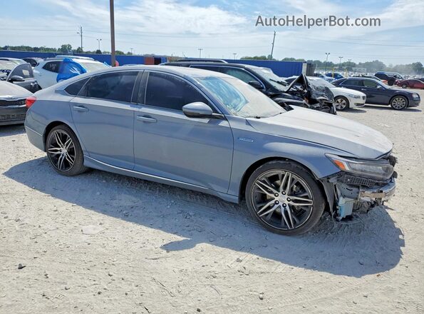 1HGCV3F97NA006810 2022 HONDA ACCORD Серый Передняя правая четверть