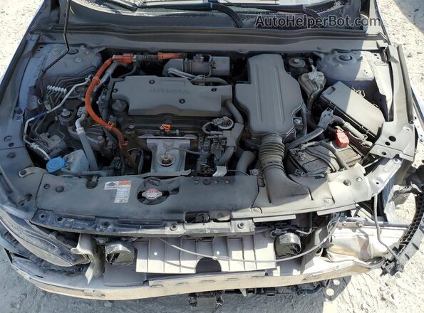 1HGCV3F97NA006810 2022 HONDA ACCORD Серый Вид задней части салона