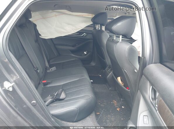 1HGCV3F98KA006522 2019 HONDA ACCORD Gray Vista de la etiqueta del VIN