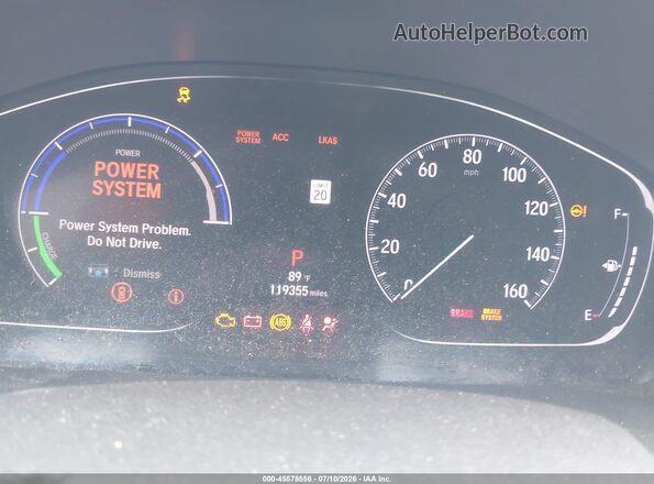 1HGCV3F98KA006522 2019 HONDA ACCORD Gray Vista de los asientos traseros
