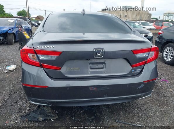 1HGCV3F98KA006522 2019 HONDA ACCORD Gray 