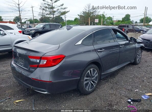 1HGCV3F98KA006522 2019 HONDA ACCORD Gray Trasero derecho