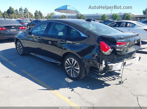 1HGCV3F98KA021344 2019 HONDA ACCORD Black Rear left