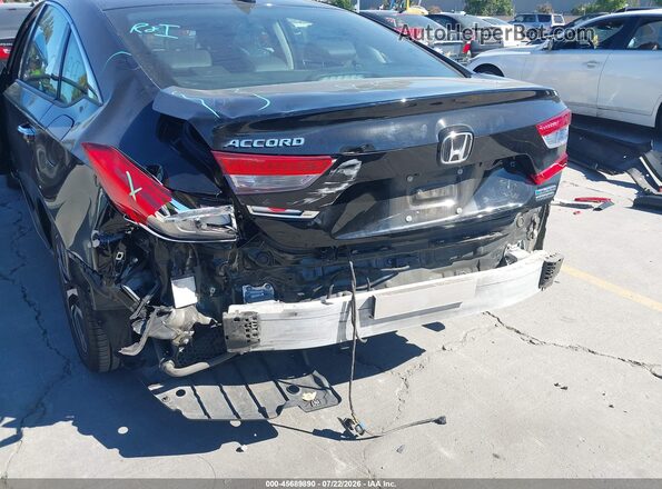 1HGCV3F98KA021344 2019 HONDA ACCORD Black Front view