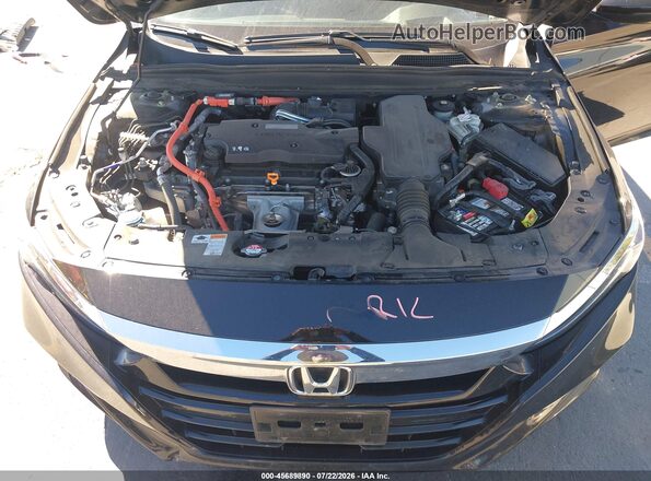 1HGCV3F98KA021344 2019 HONDA ACCORD Black Rear view
