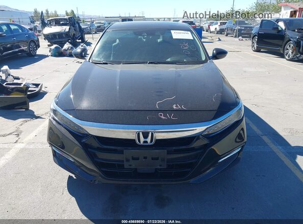 1HGCV3F98KA021344 2019 HONDA ACCORD Black Rear interior view