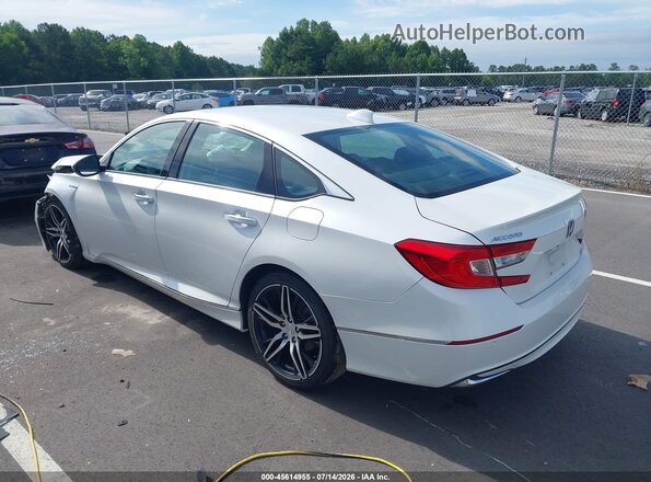 1HGCV3F98MA018642 2021 HONDA ACCORD White Հետևի ձախ