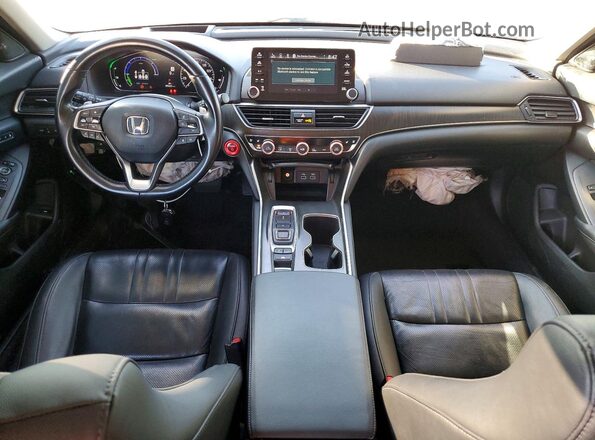 1HGCV3F98NA009540 2022 HONDA ACCORD White Առջևի վահանակի տեսք
