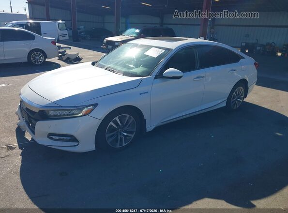 1HGCV3F99JA012831 2018 HONDA ACCORD White Передня ліва чверть