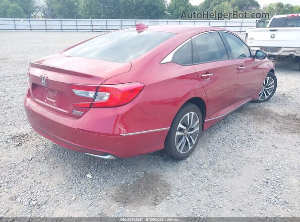 1HGCV3F99KA008120 2019 HONDA ACCORD Red Tył prawy