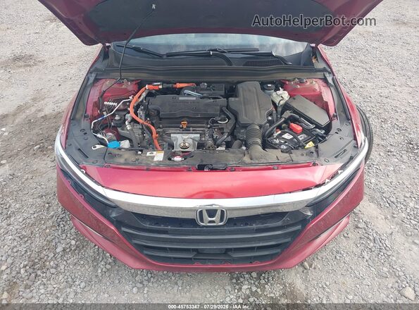 1HGCV3F99KA008120 2019 HONDA ACCORD Red Widok z tyłu