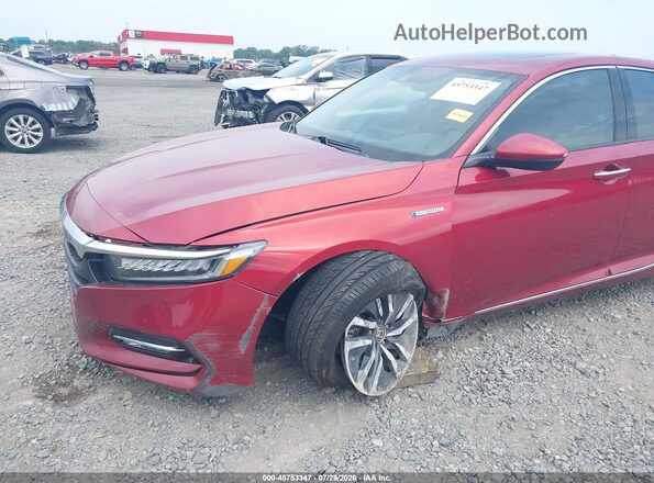 1HGCV3F99KA008120 2019 HONDA ACCORD Red Widok z przodu