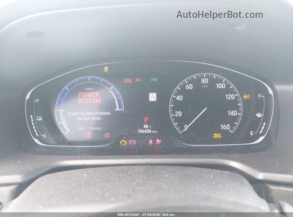 1HGCV3F99KA008120 2019 HONDA ACCORD Red Widok tylnych siedzeń