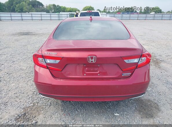 1HGCV3F99KA008120 2019 HONDA ACCORD Red 