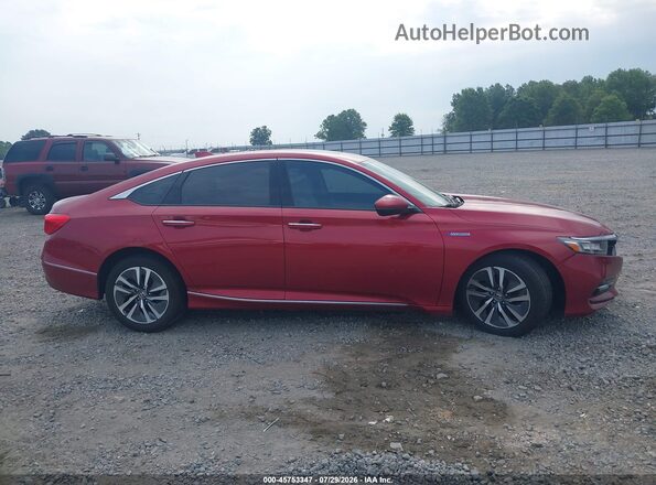 1HGCV3F99KA008120 2019 HONDA ACCORD Red Widok wnętrza z tyłu