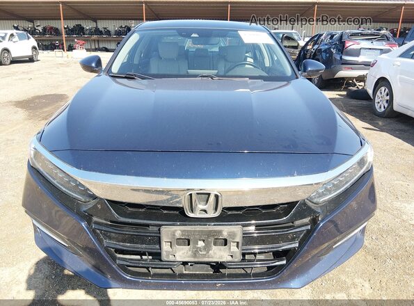 1HGCV3F9XKA015237 2019 HONDA ACCORD Blue Դիմացի տեսք