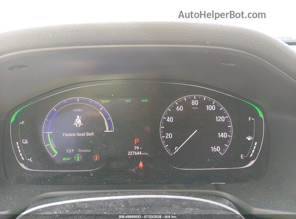 1HGCV3F9XKA015237 2019 HONDA ACCORD Blue Հետևի նստատեղերի տեսք
