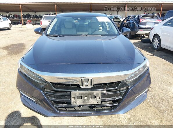 1HGCV3F9XKA015237 2019 HONDA ACCORD Blue Սարքավորումների վահանակի տեսք