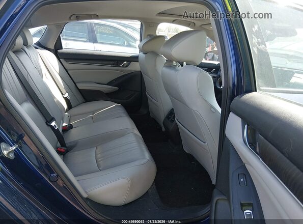 1HGCV3F9XKA015237 2019 HONDA ACCORD Blue VIN կոդի պիտակի տեսք