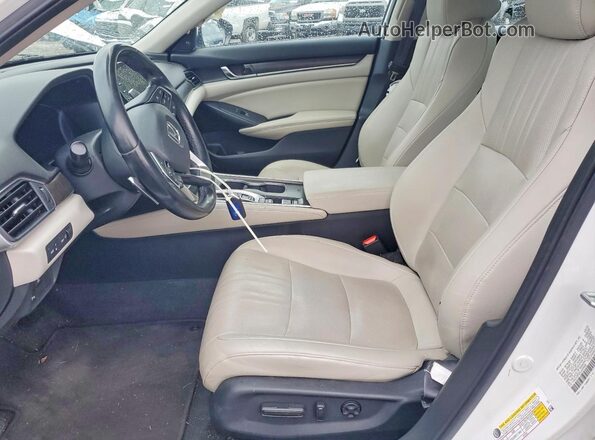 1HGCV3F9XLA009889 2020 HONDA ACCORD White Widok wnętrza z przodu