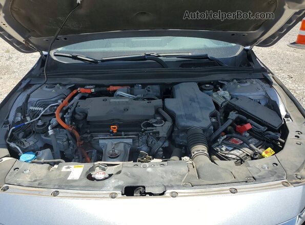 1HGCV3F9XLA011870 2020 HONDA ACCORD Silver Вид задньої частини салону