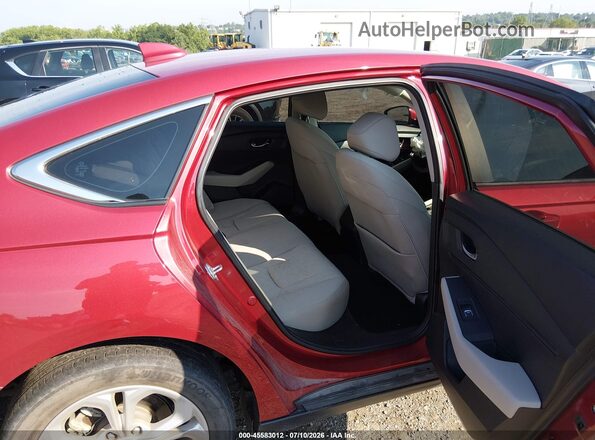 1HGCY1F20PA040993 2023 HONDA ACCORD Red Вид наклейки з VIN-кодом