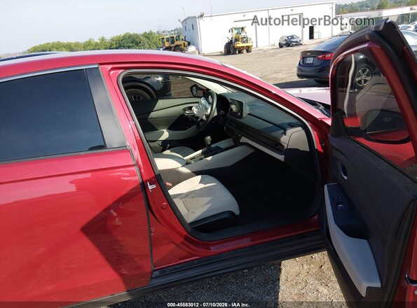 1HGCY1F20PA040993 2023 HONDA ACCORD Red Вид салону спереду
