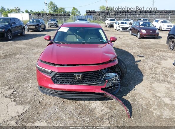 1HGCY1F20PA040993 2023 HONDA ACCORD Red Вид задньої частини салону