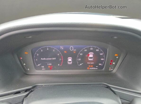 1HGCY1F20SA004536 2025 HONDA ACCORD Silver Widok deski rozdzielczej