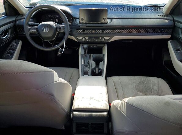 1HGCY1F20SA047936 2025 HONDA ACCORD Gray Dashboard view
