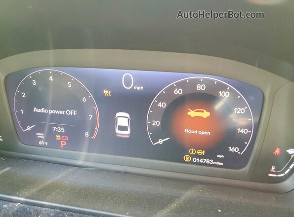 1HGCY1F20SA047936 2025 HONDA ACCORD Gray Instrument cluster view